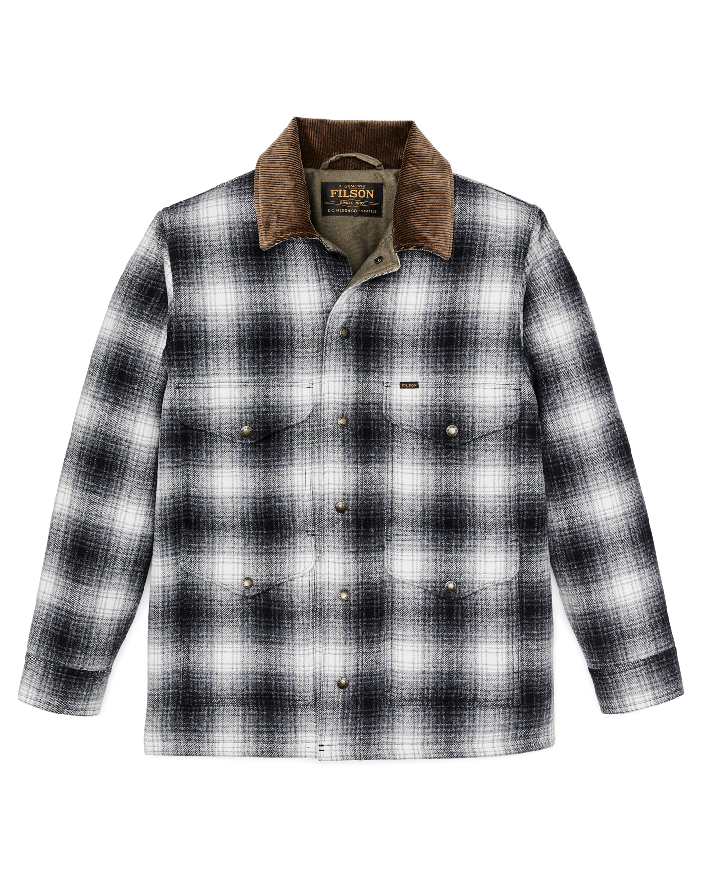 Spokane Insulated Cruiser Jacket - Charcoal Ombre