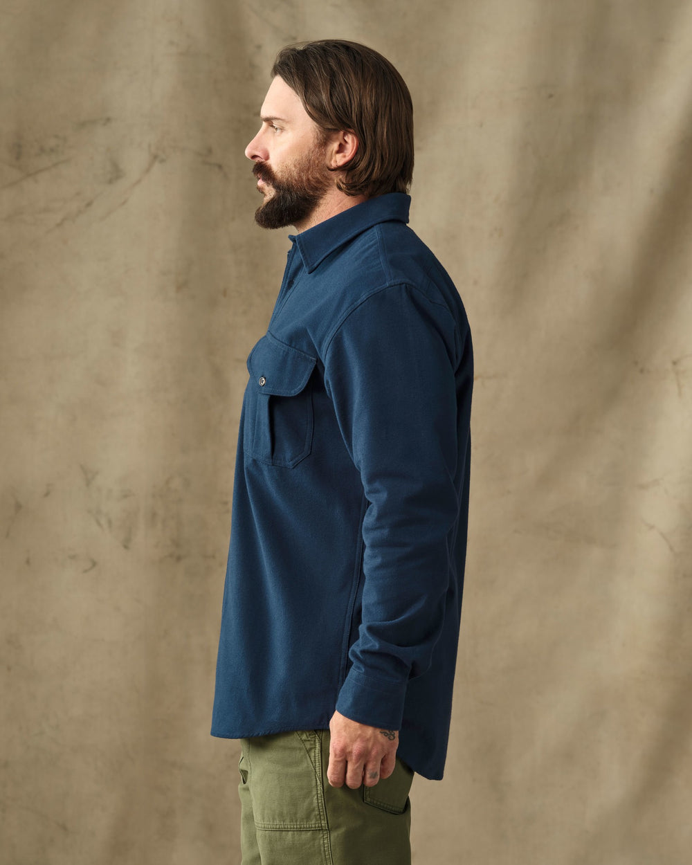 Moleskin Guide Shirt - Service Blue