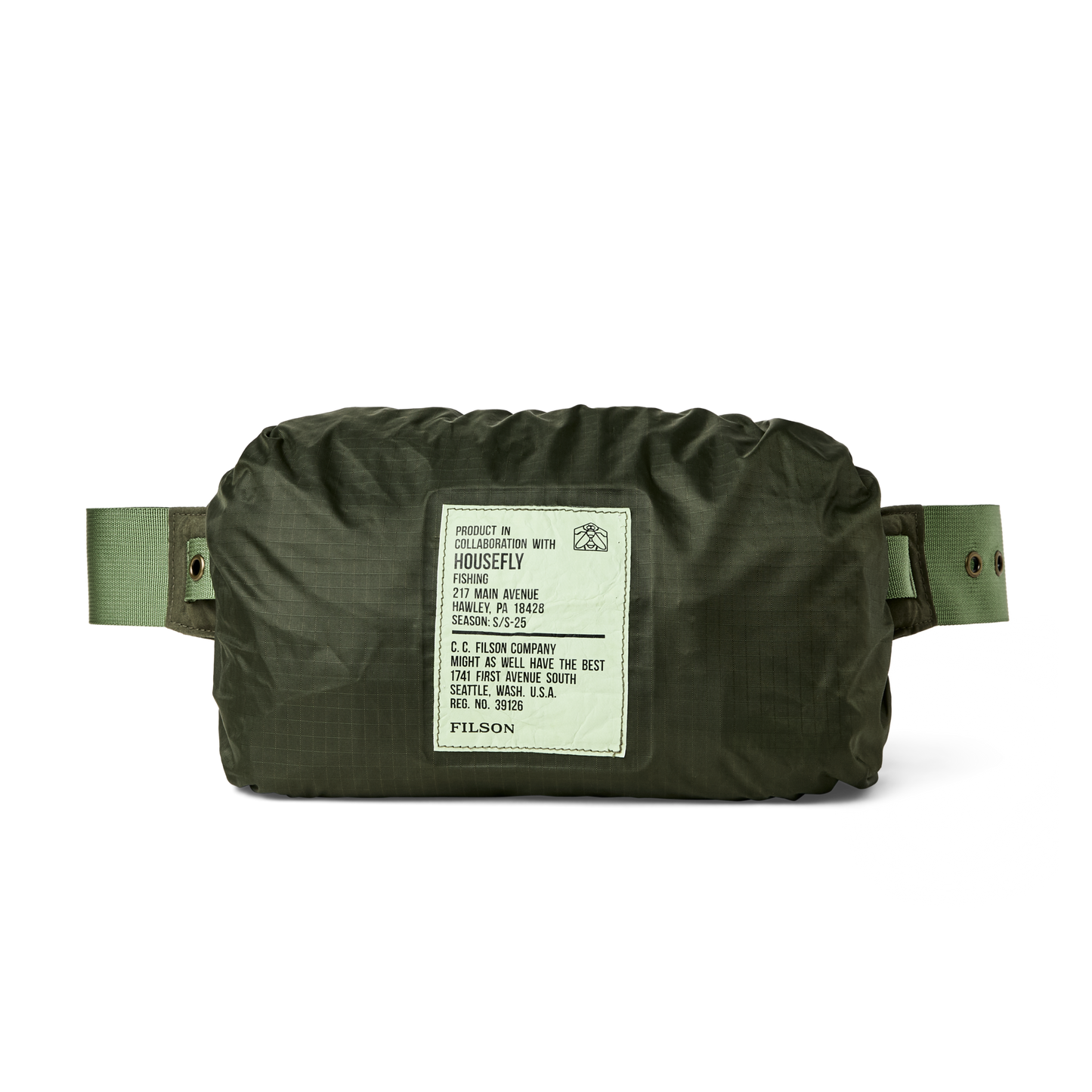 Alternate view of the Filson Filson X Housefly Ranger Waistpack - Otter Green
