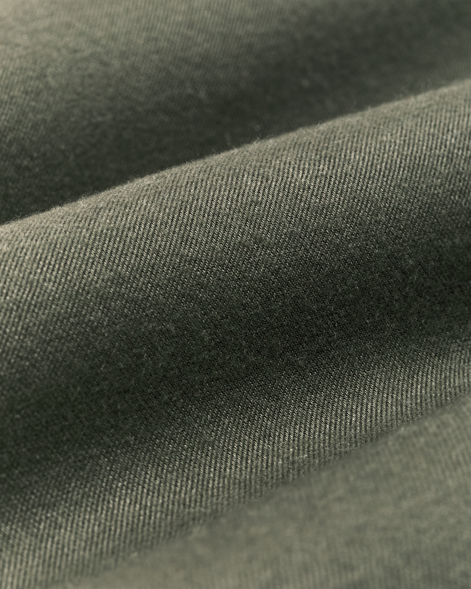 Women's Gathered Hem Shirt - Olive