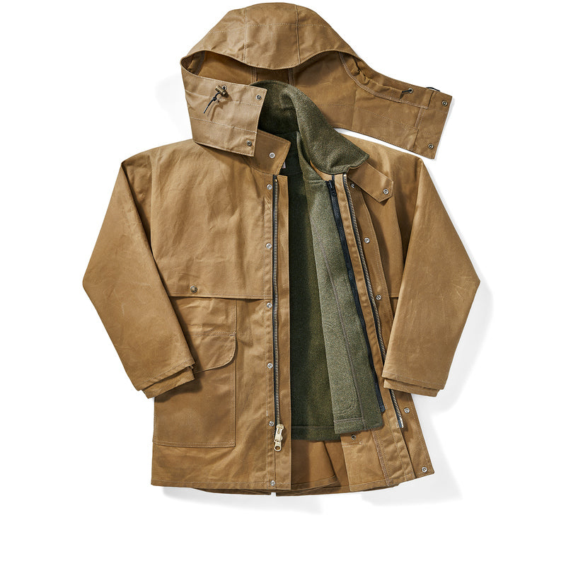 Tin Cloth Packer Coat - Extra Long - Dark Tan
