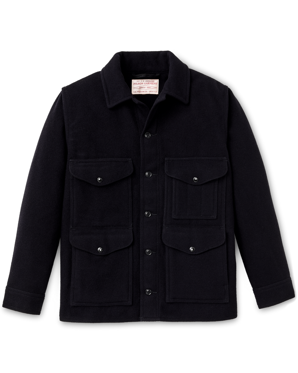 Mackinaw Wool Cruiser Jacket - Dark Navy