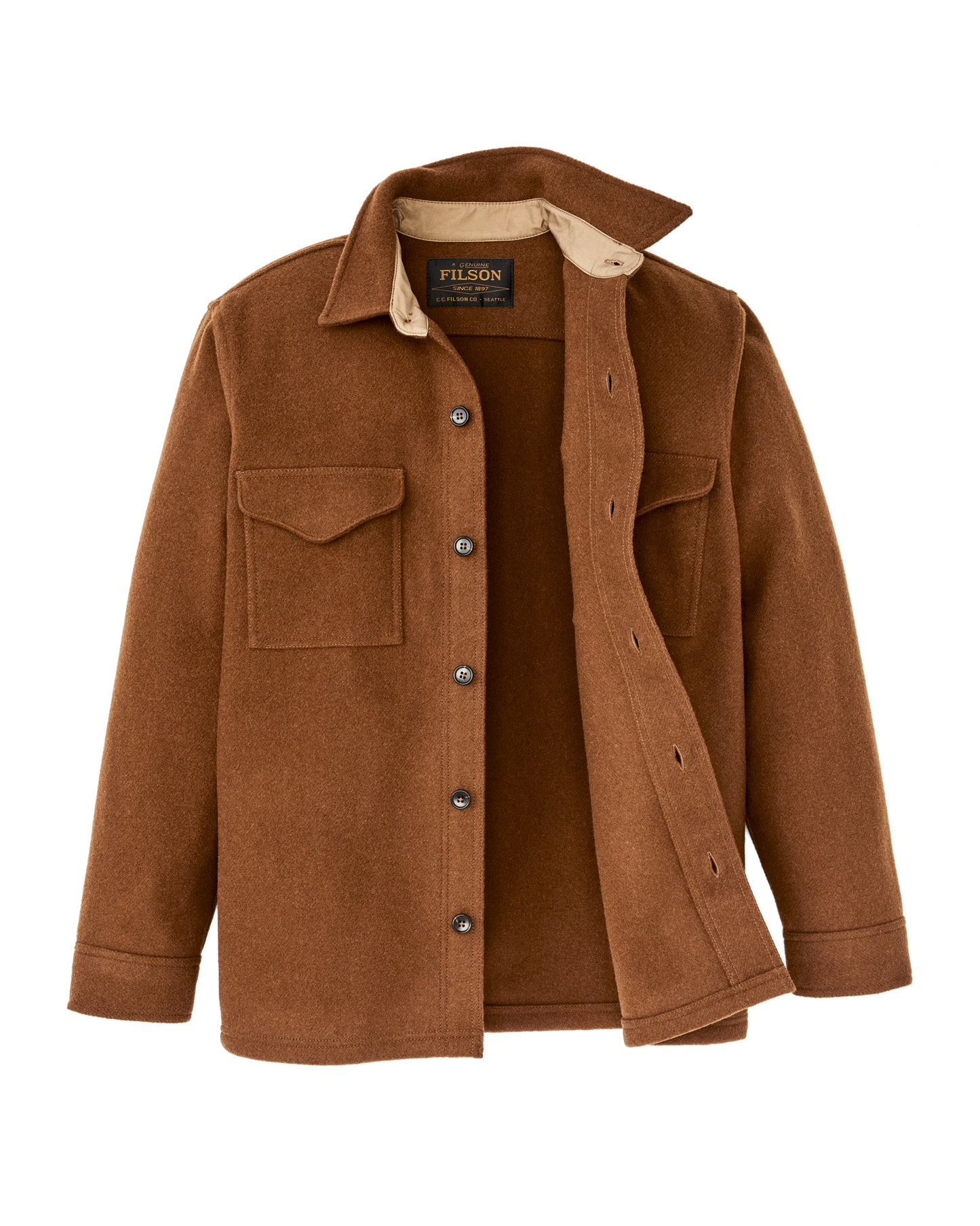 Mackinaw Wool Jac-shirt - Chessie Tan
