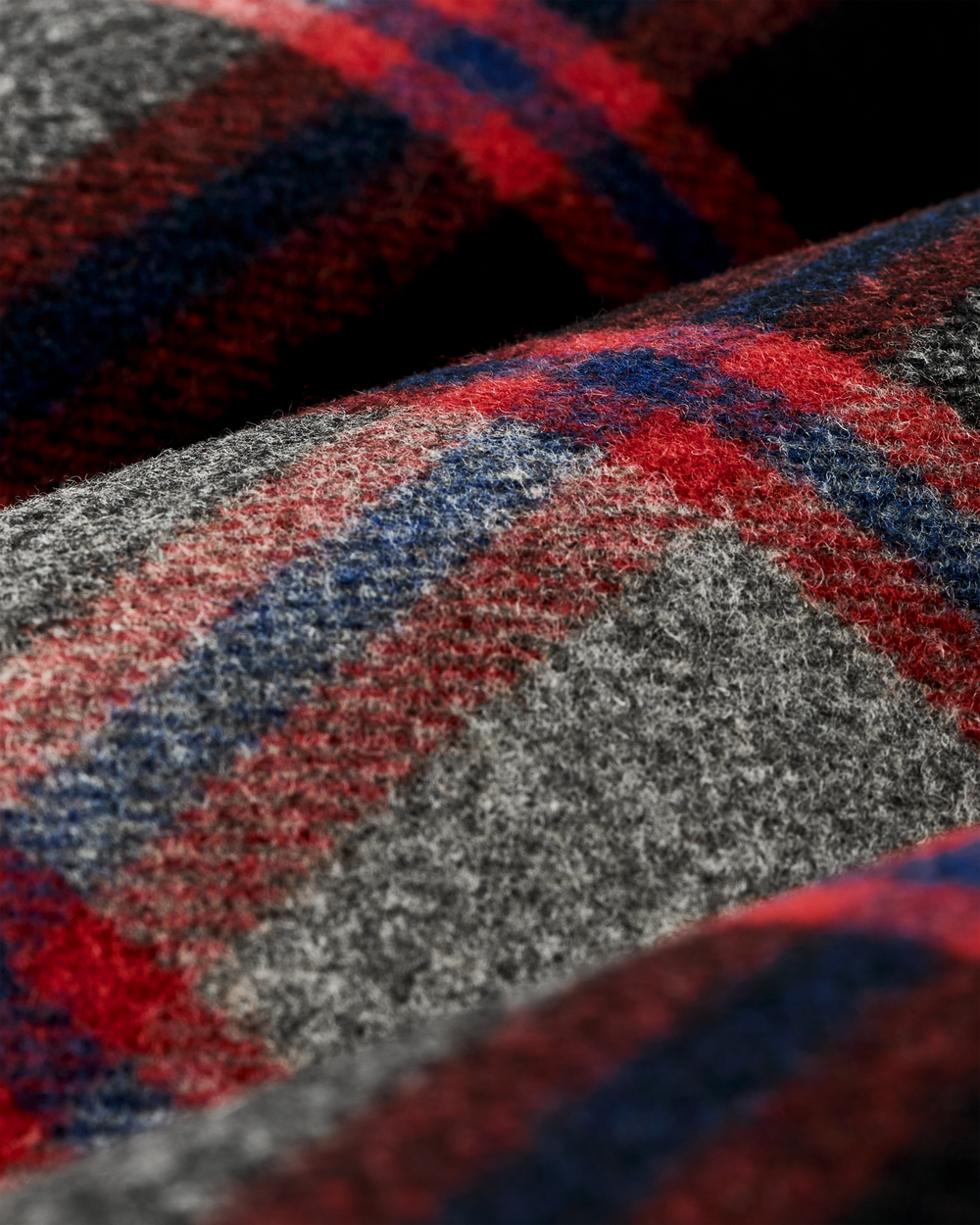 Spokane Insulated Jac-Shirt - Gray / Red Plaid
