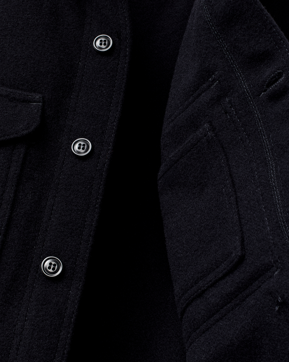 Mackinaw Wool Cruiser Jacket - Dark Navy