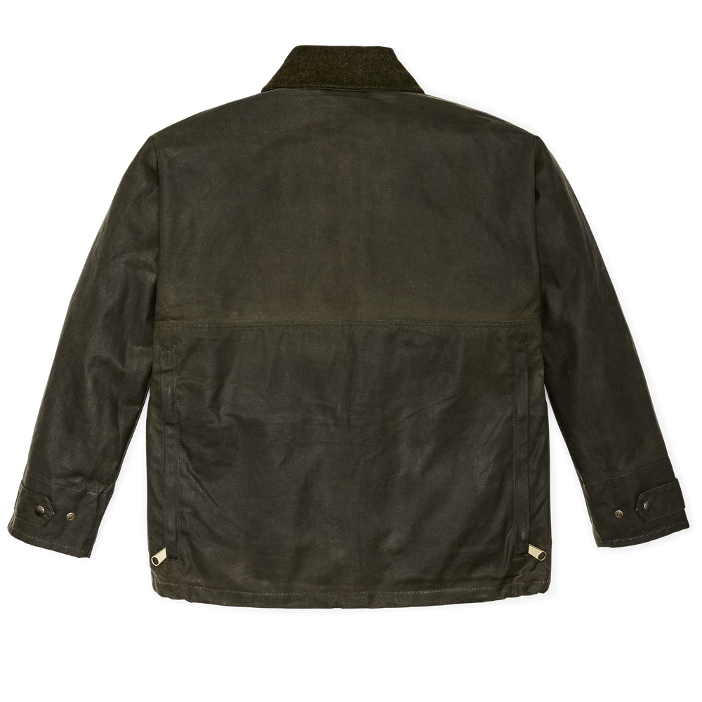 Alternate view of the Filson Tin Cloth Field Jacket - Otter Green