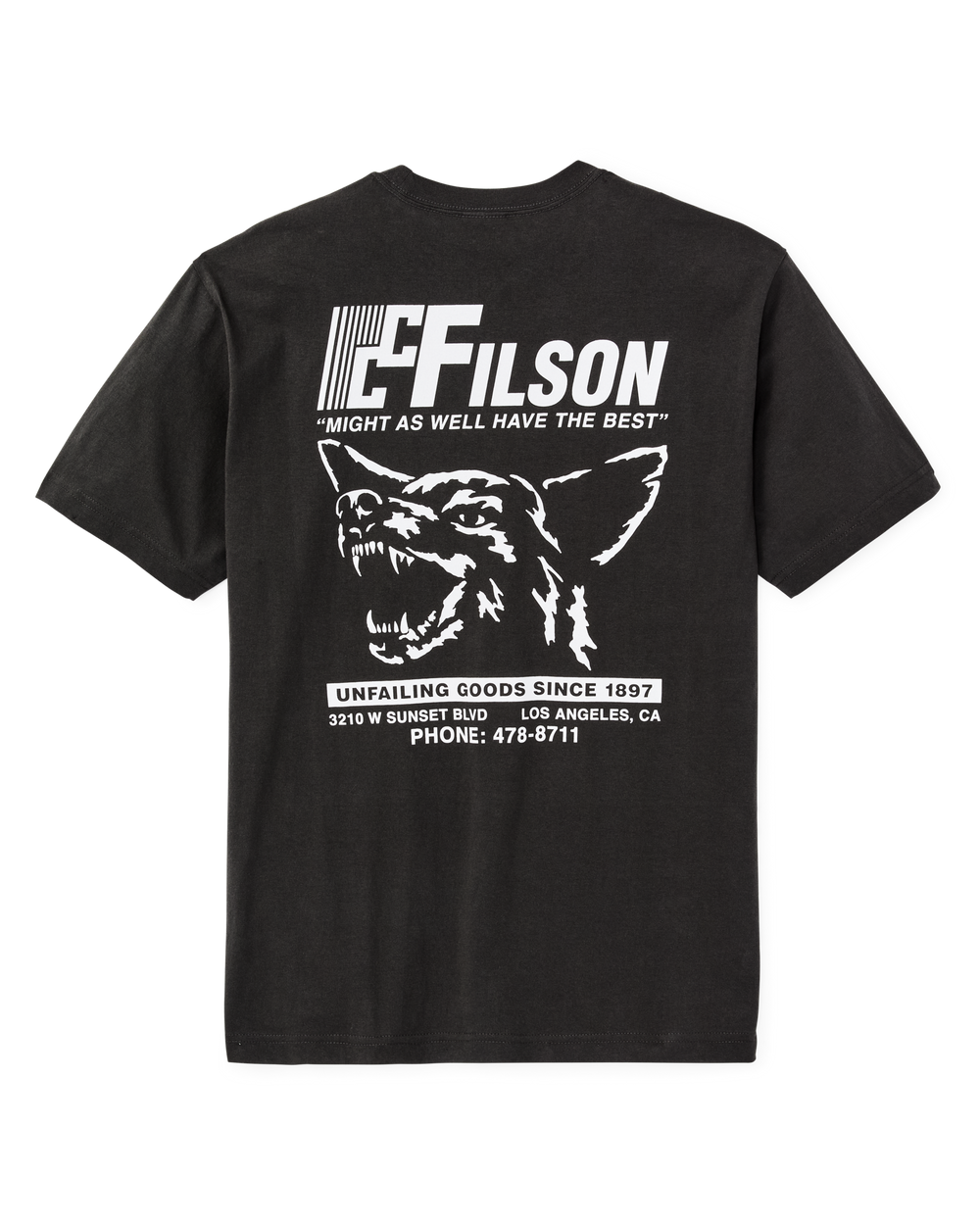 Silver Lake Graphic T-Shirt - Faded Black