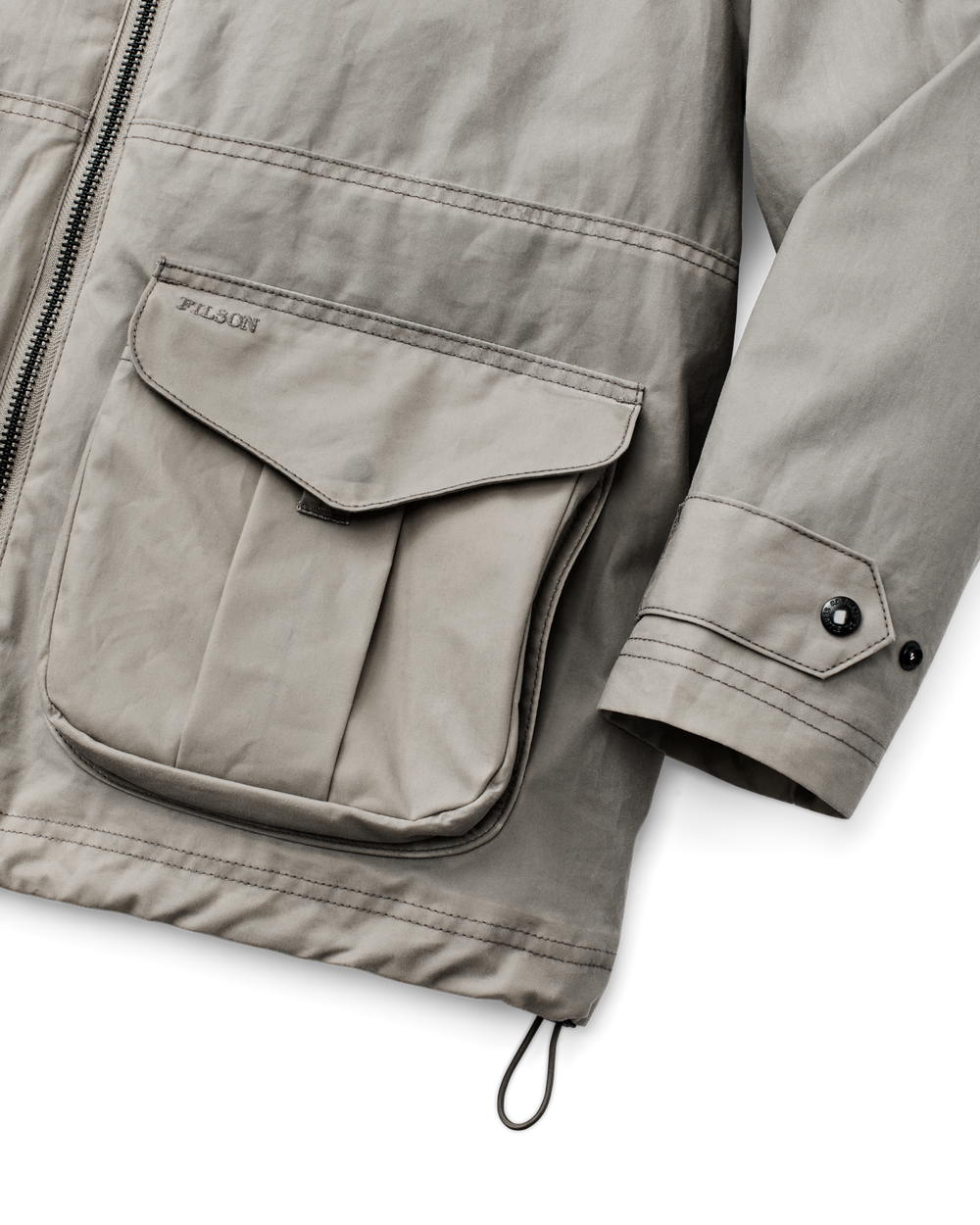 Alternate view of the Filson Women's Cover Cloth Raincoat - Twine