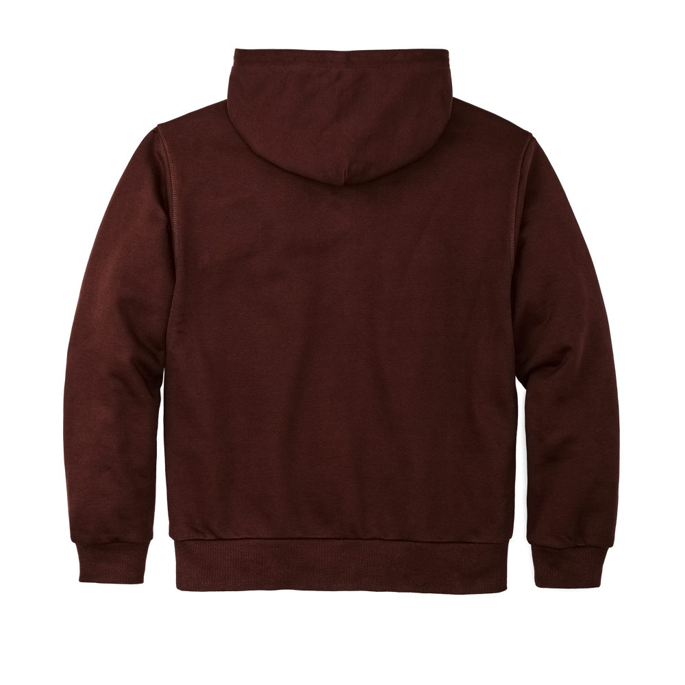 Alternate view of the Filson Prospector Hoodie - Red