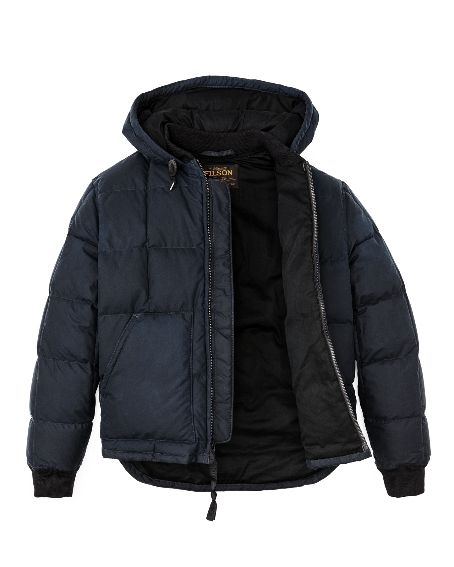 Waxed Down Jacket - Night Sky