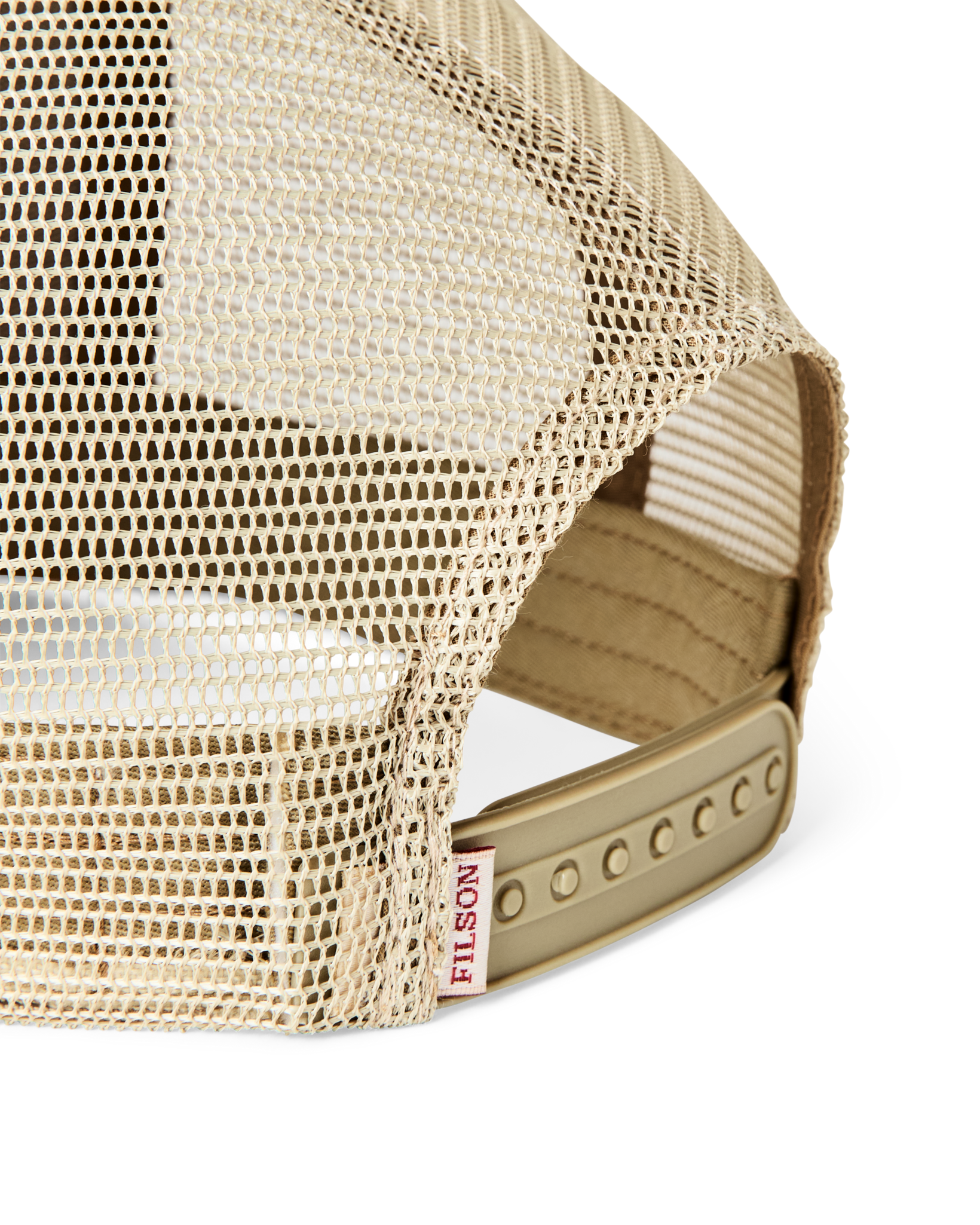 Alternate view of the Filson Wildfire Logger Mesh Cap - Vintage Gold