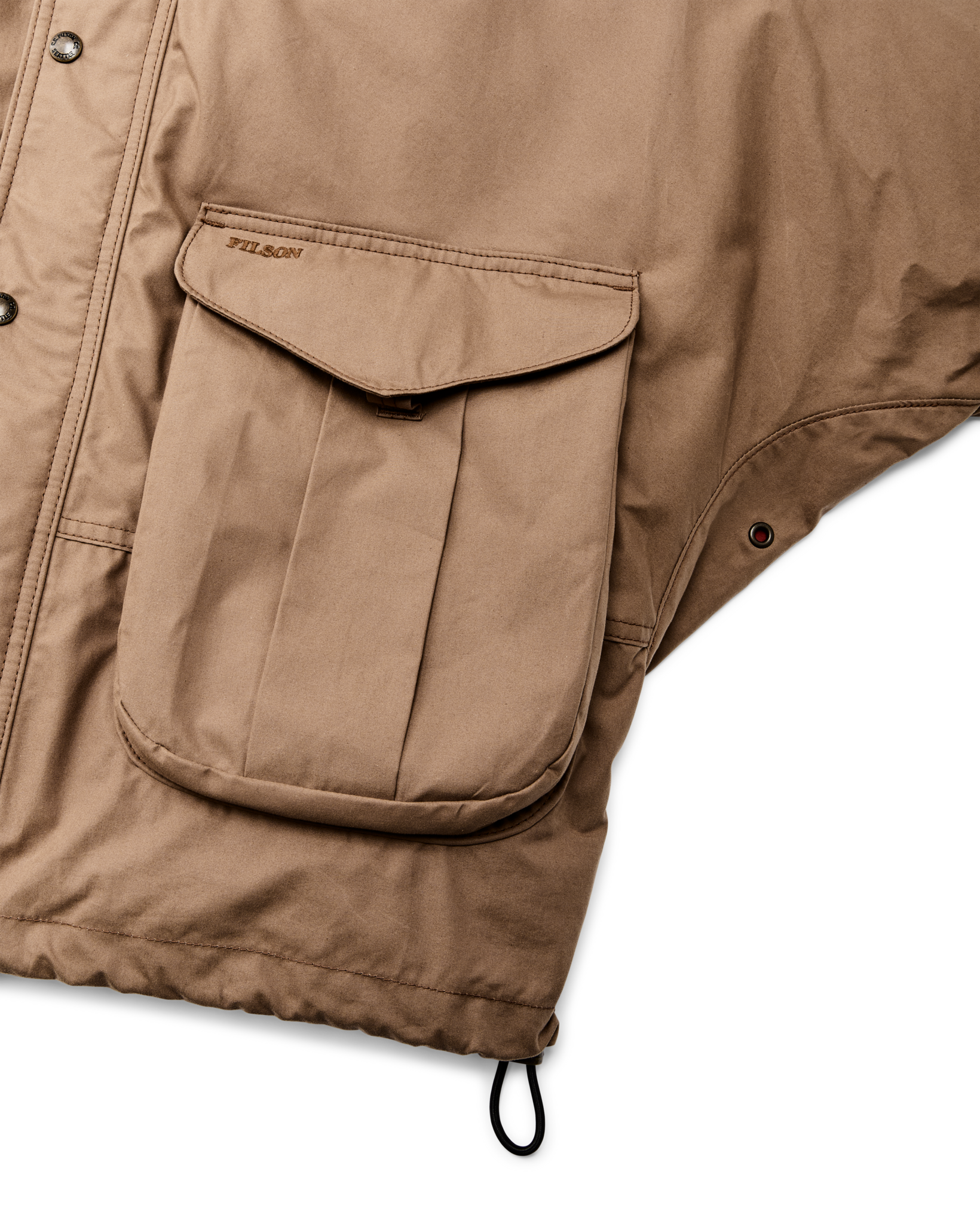 Women's Aviator Cloth Wading Jacket - Dark Tan