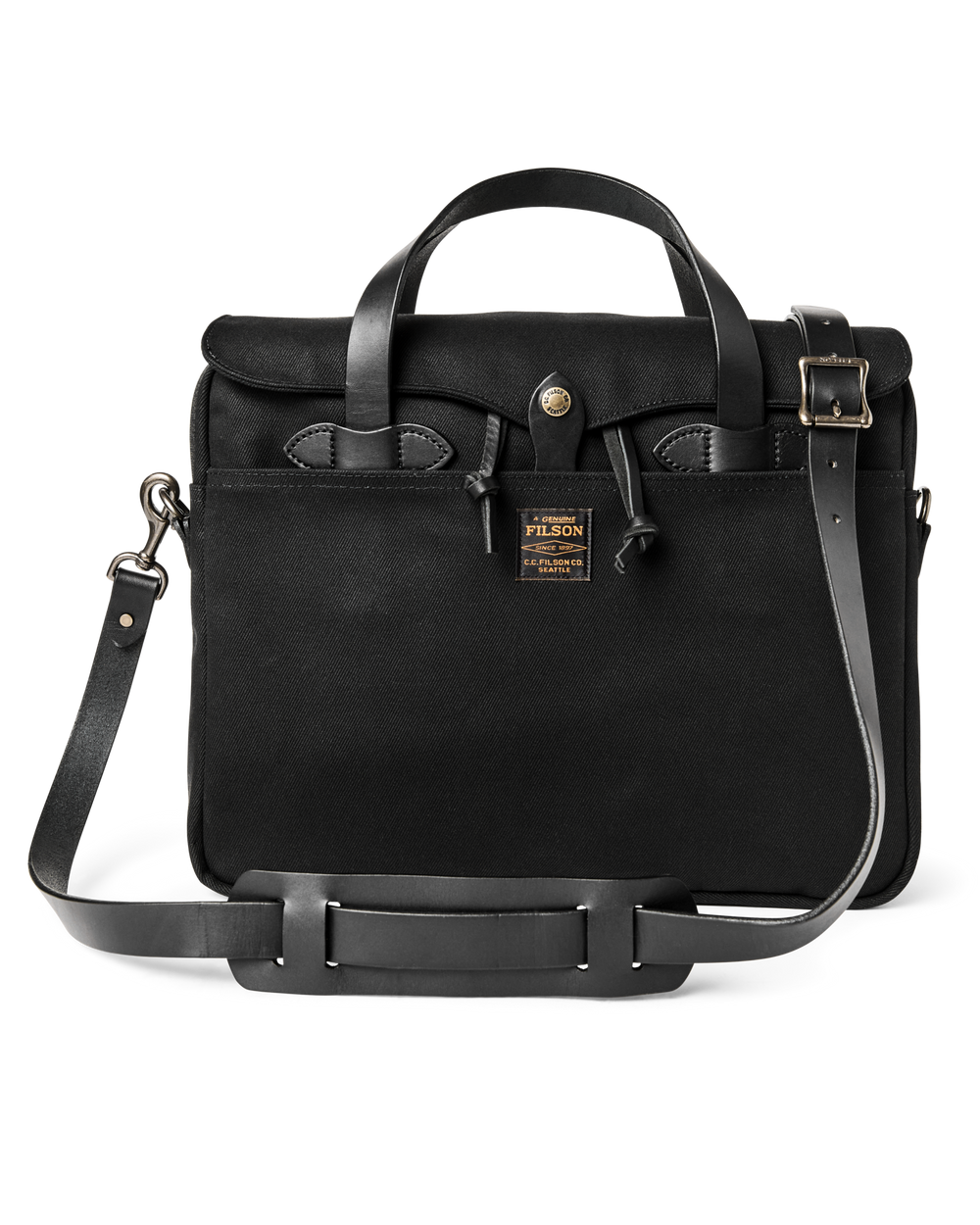 Rugged Twill Original Briefcase - Black | Filson