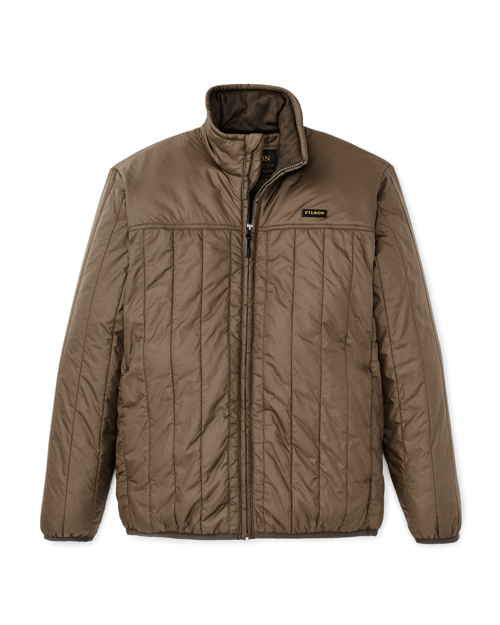 Front-facing image of the Filson Ultralight Jacket - Teak