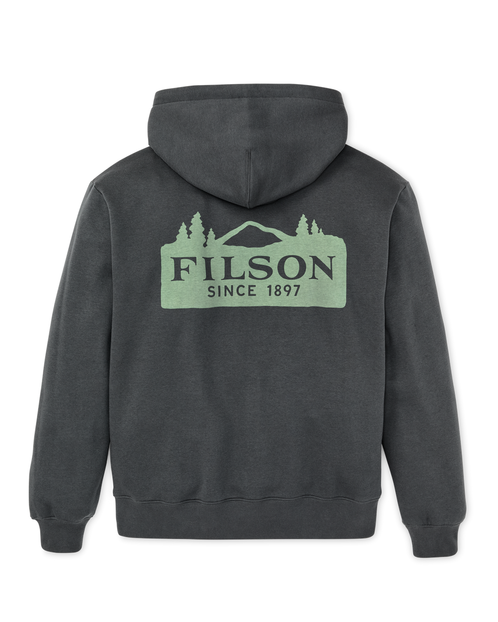 Scenic Graphic Full-Zip Hoodie - Faded Black