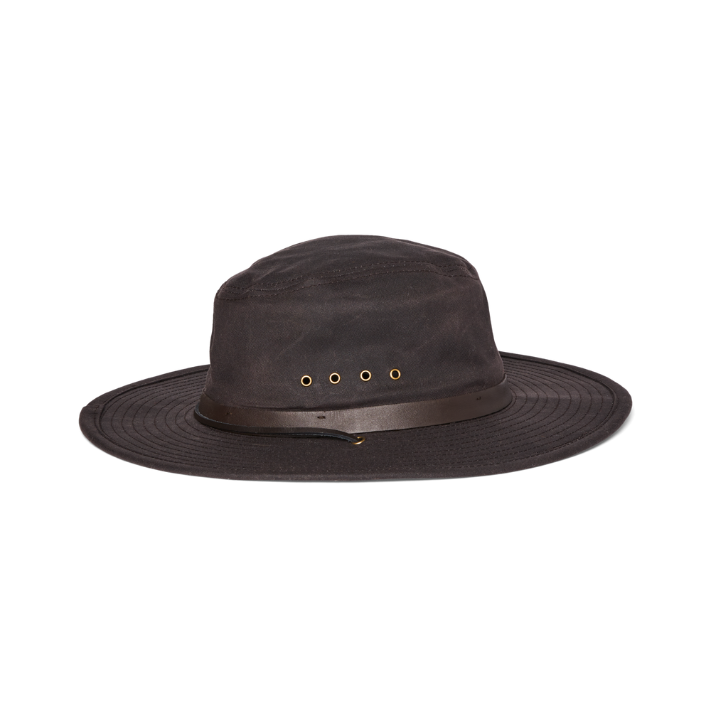 Alternate view of the Filson Tin Cloth Bush Hat - Cinder