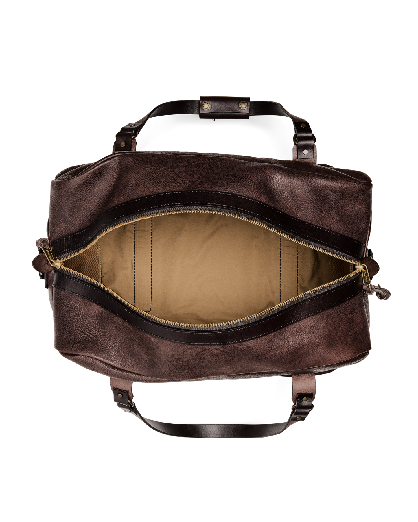 Heritage Leather Medium Duffle Bag - Ballard Brown