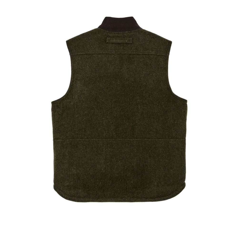 Alternate view of the Filson Lined Mackinaw Wool Work Vest - Forest Green