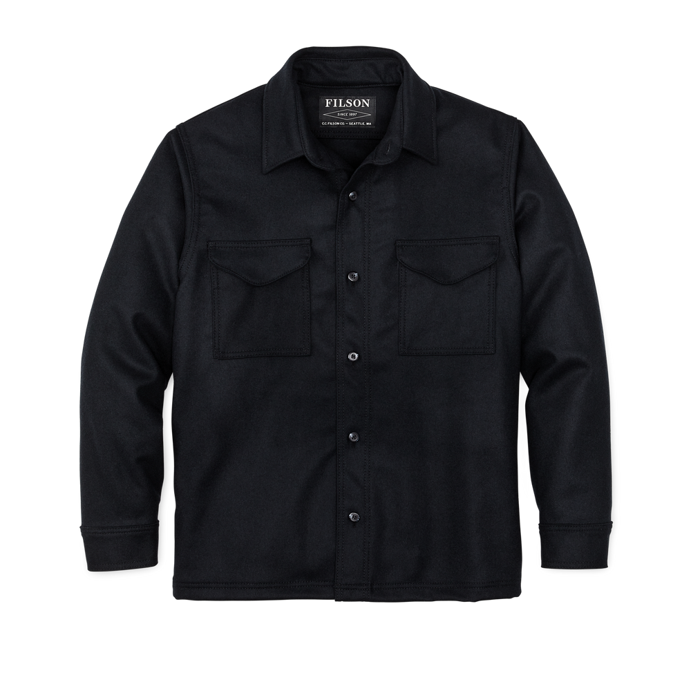 Front-facing image of the Filson Jac-shirt - Navy