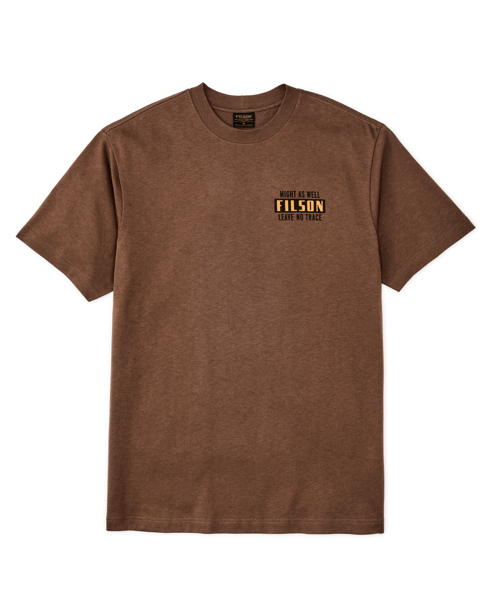 Front-facing image of the Filson S/s Hoot Graphic T-shirt (frontier) - Partridge / Hoot