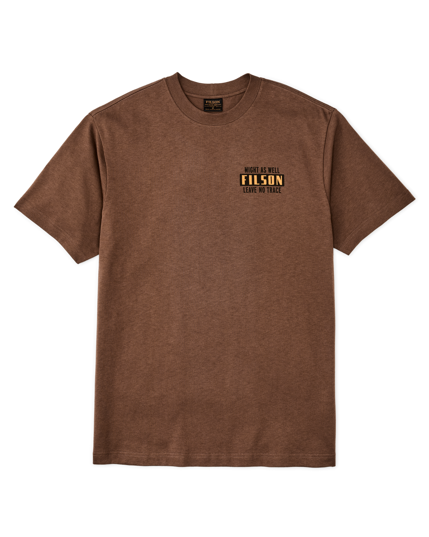 Front-facing image of the Filson S/s Hoot Graphic T-shirt (frontier) - Partridge / Hoot