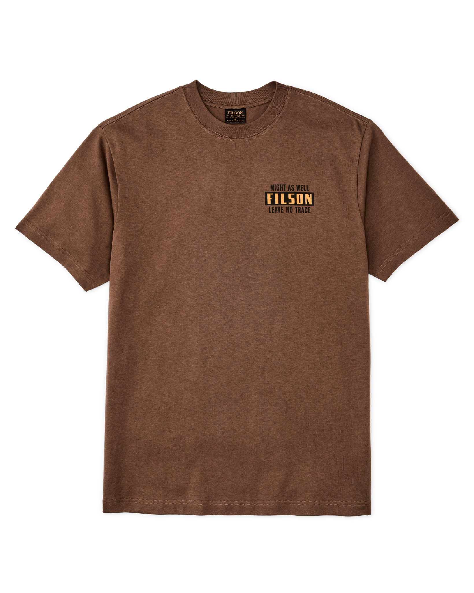 Front-facing image of the Filson S/s Hoot Graphic T-shirt (frontier) - Partridge / Hoot