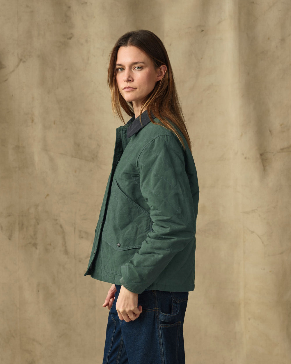 Women's Quilted Outfitter Jacket - Deep Forest