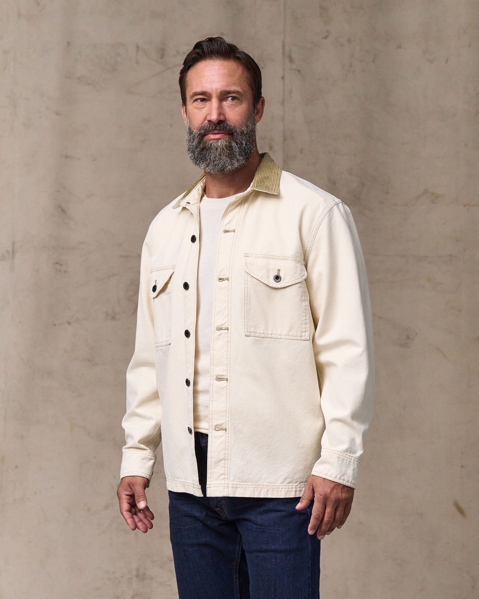 Rustic Canvas Jac-shirt - Natural Seed | Filson