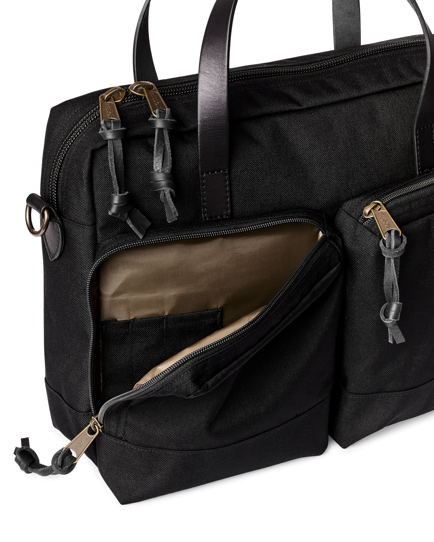 Alternate view of the Filson Dryden Briefcase - Black