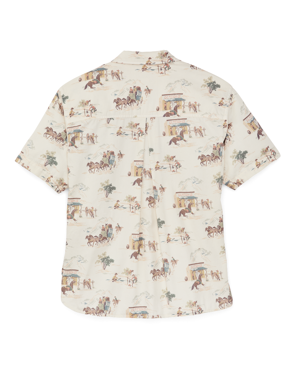 Women's Twill Popover Shirt - Desert Natural Print