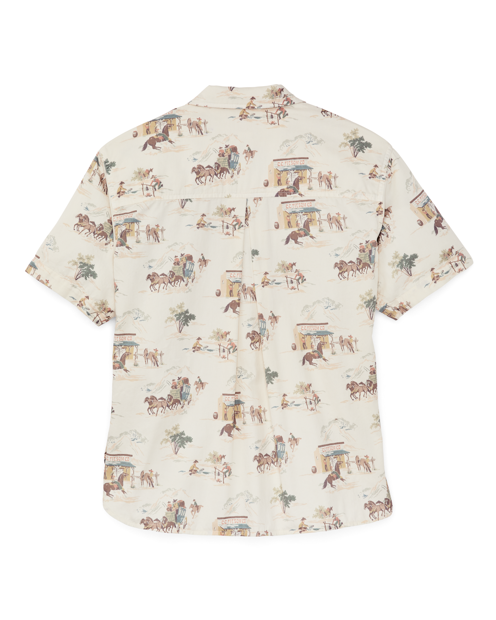 Women's Twill Popover Shirt - Desert Natural Print