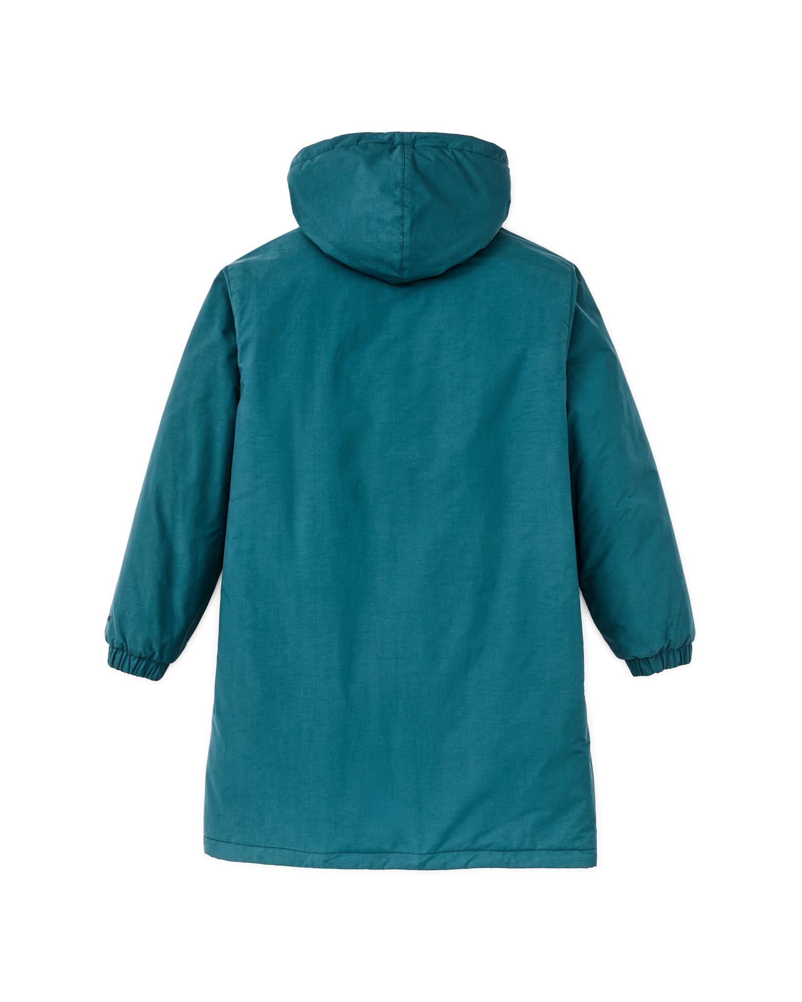 Women's Reversible Woolly Fleece Coat - Dark Teal