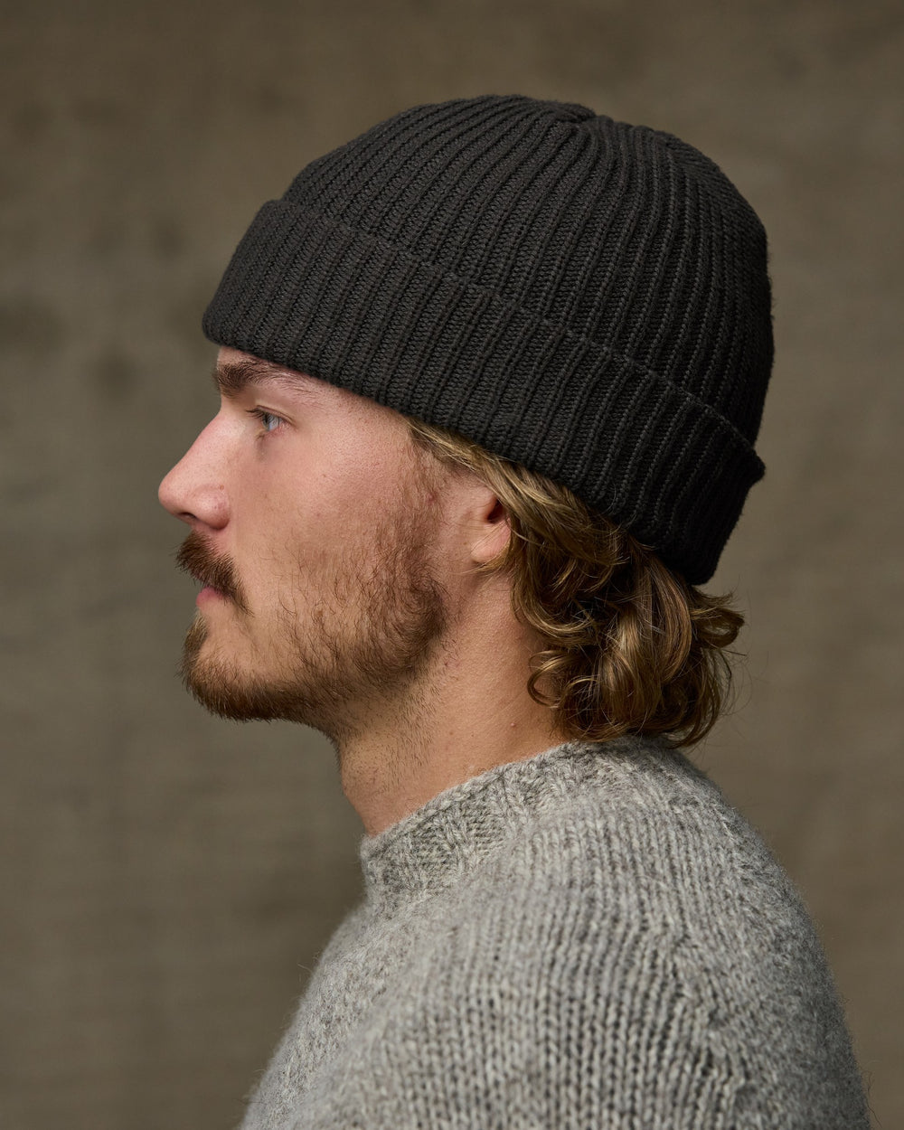 Cotton Watch Cap - Faded Black