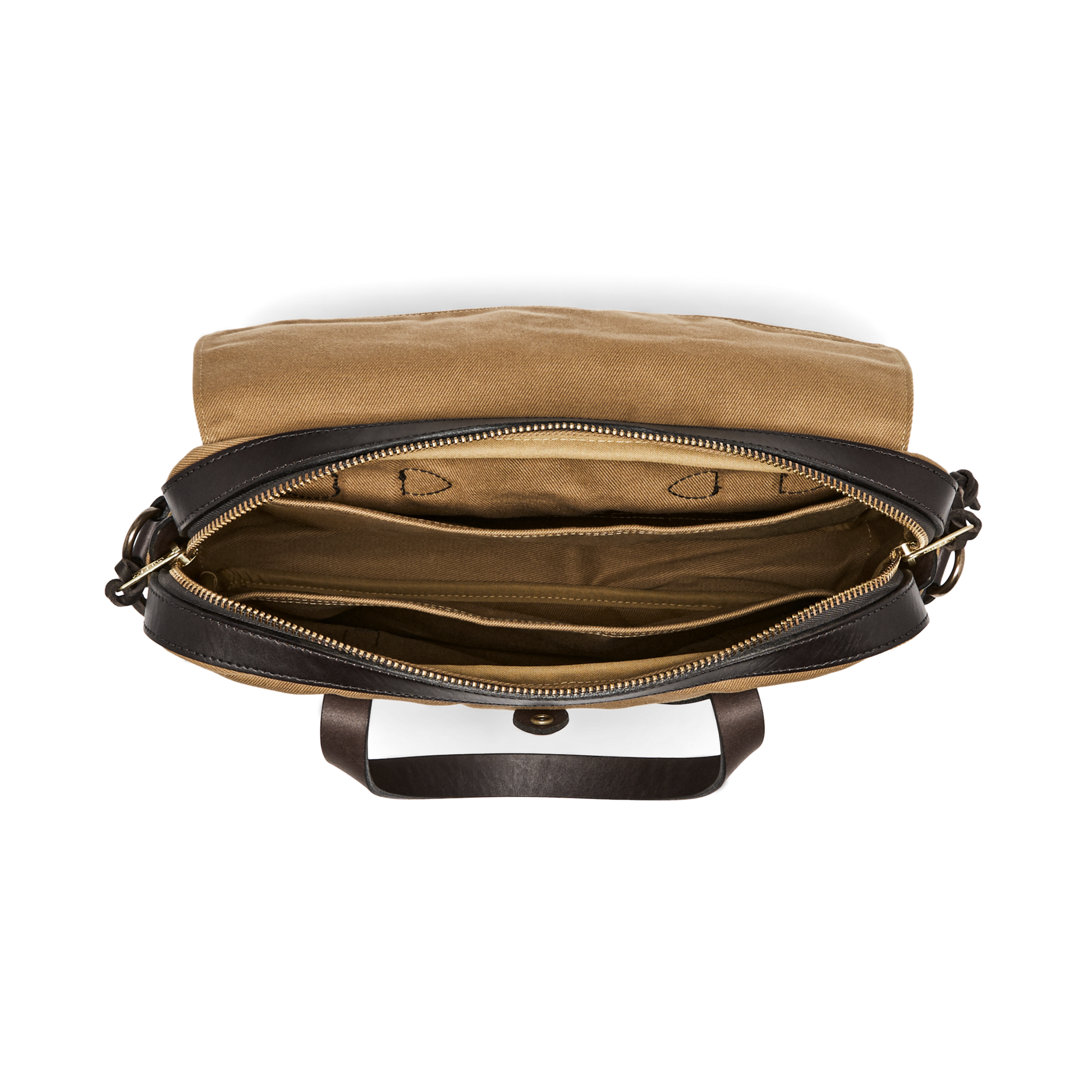 Rugged Twill Original Briefcase - Tan | Filson Rugged Twill Original Briefcase - Tan | Filson