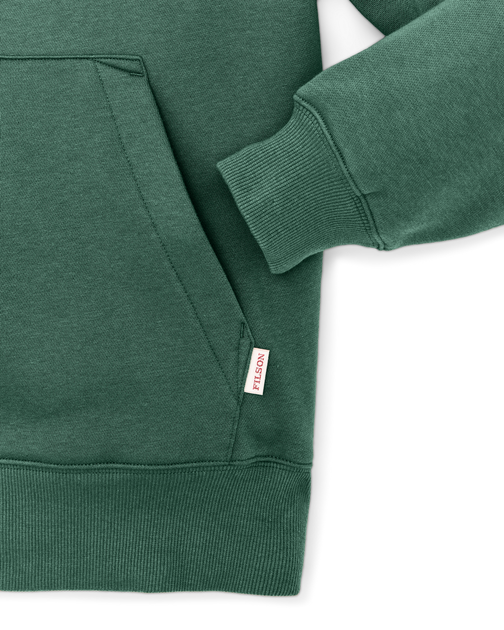 Alternate view of the Filson Northwest Hoodie - Granite Green