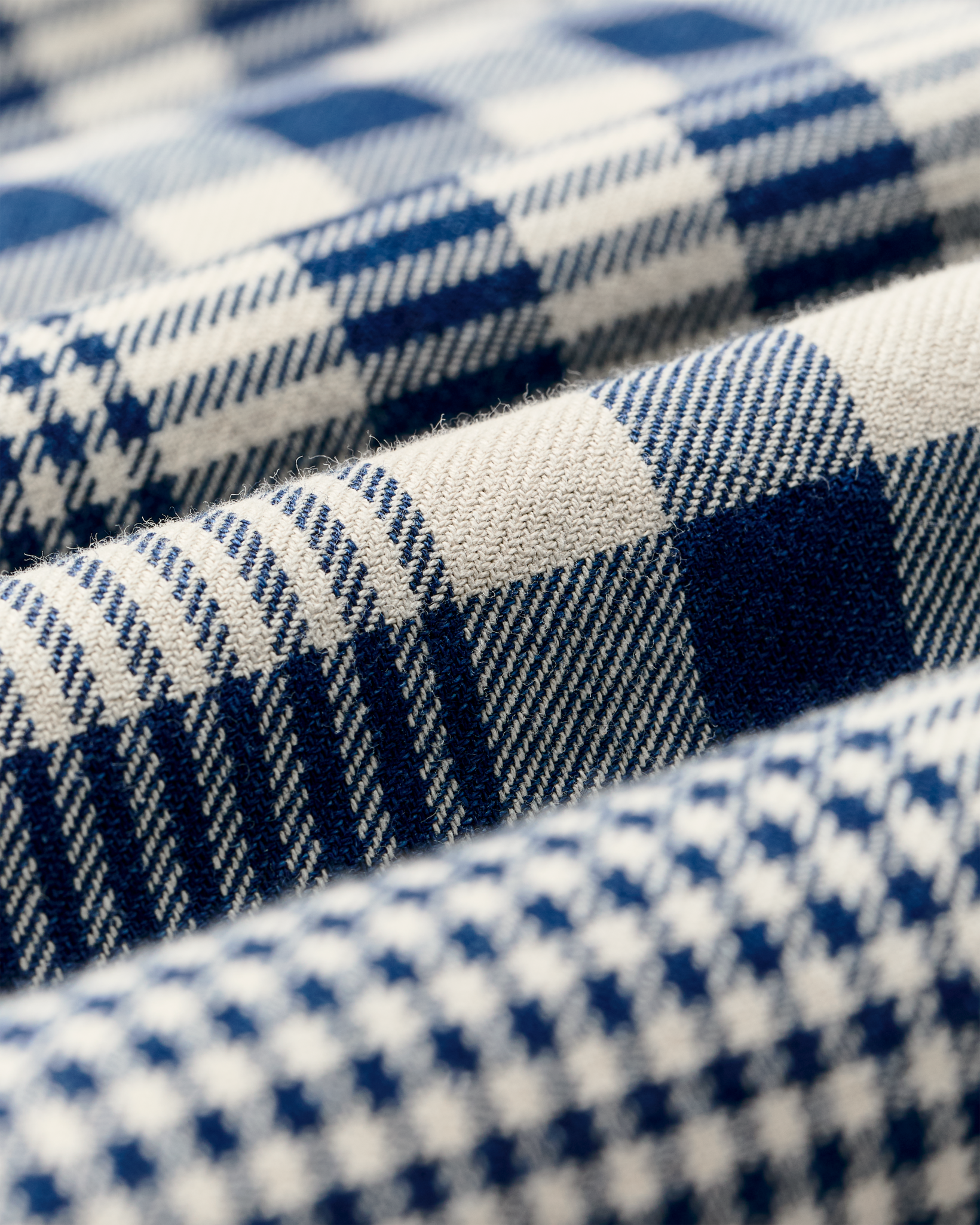 Alternate view of the Filson Lightweight Alaskan Guide Shirt - Indigo Multi Plaid