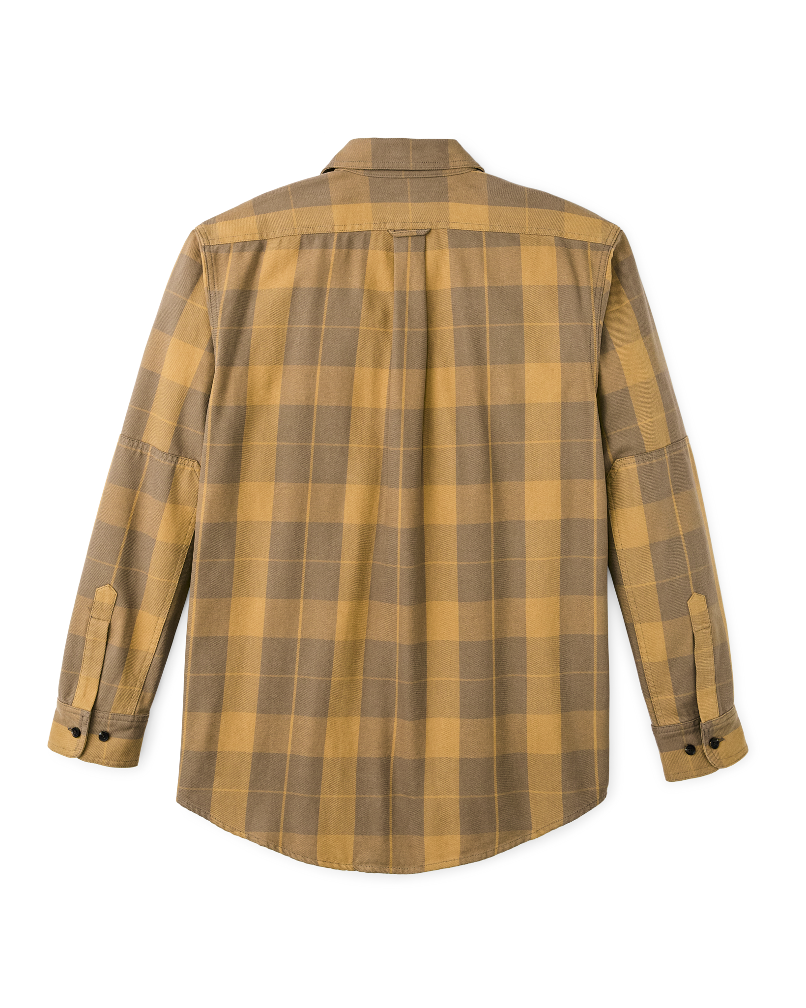 Vintage Wash Alaskan Guide Shirt - Light Brown / Ochre Plaid