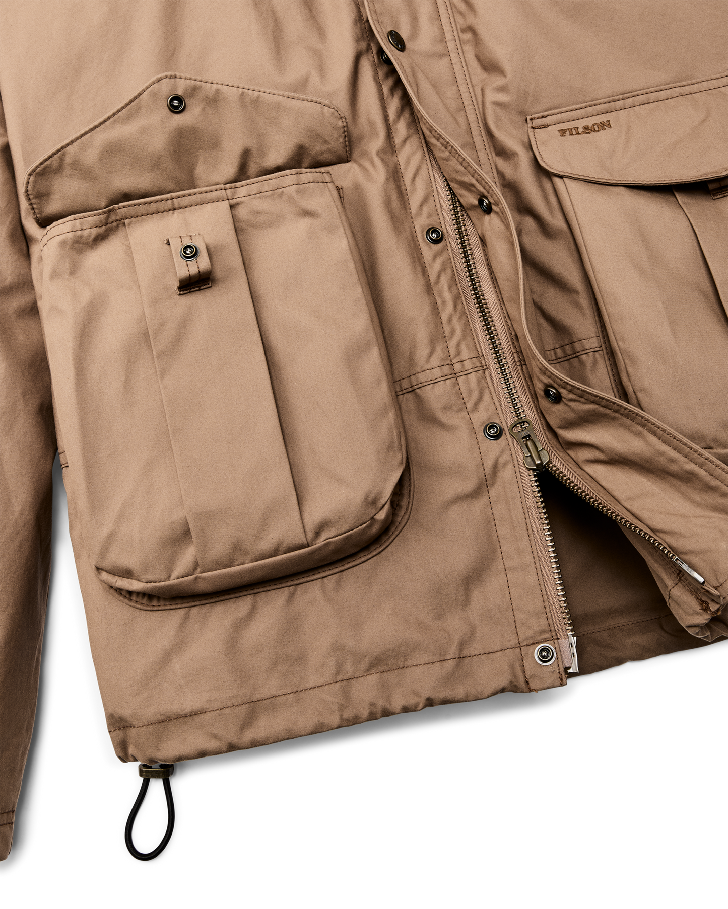 Women's Aviator Cloth Wading Jacket - Dark Tan