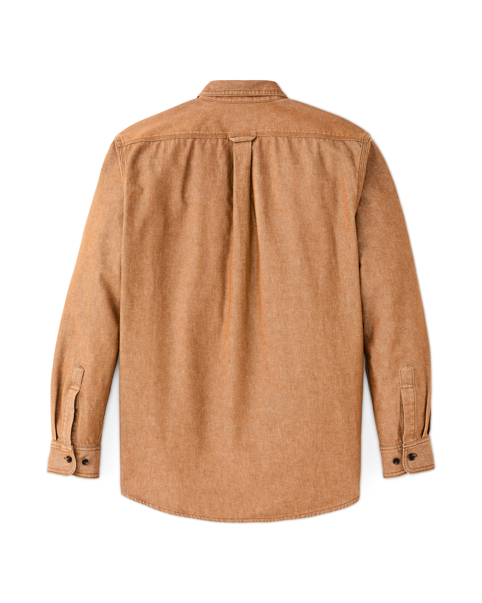Alternate view of the Filson Denim Guide Shirt - Harvest Tan
