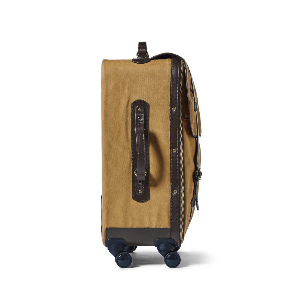 Alternate view of the Filson Rugged Twill Rolling 4-wheel Check-in Bag - Tan