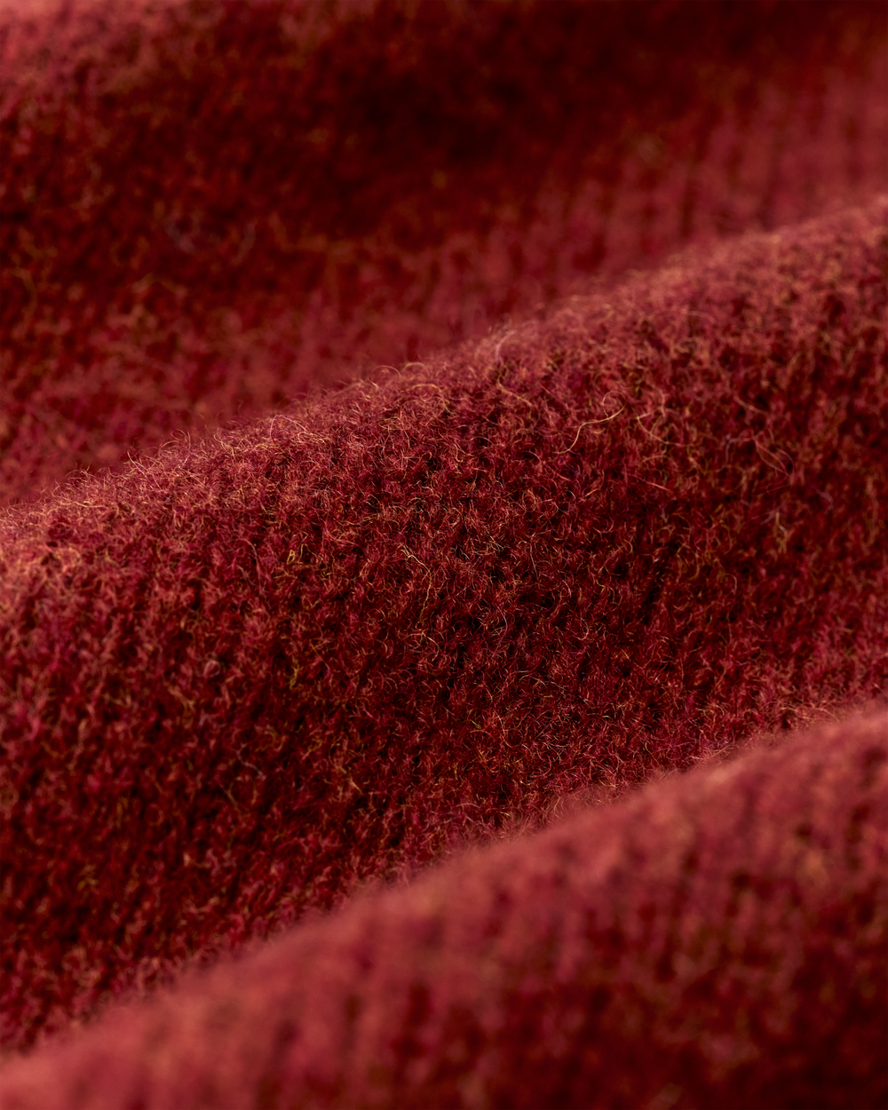 Shetland 5-gauge Wool Sweater - Russet