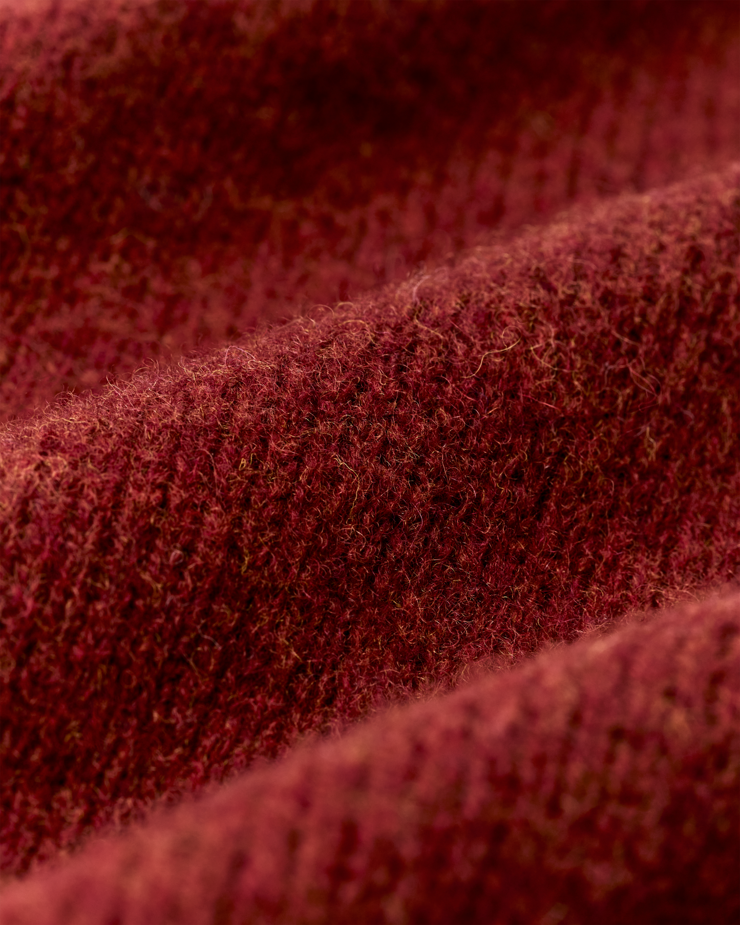 Shetland 5-gauge Wool Sweater - Russet