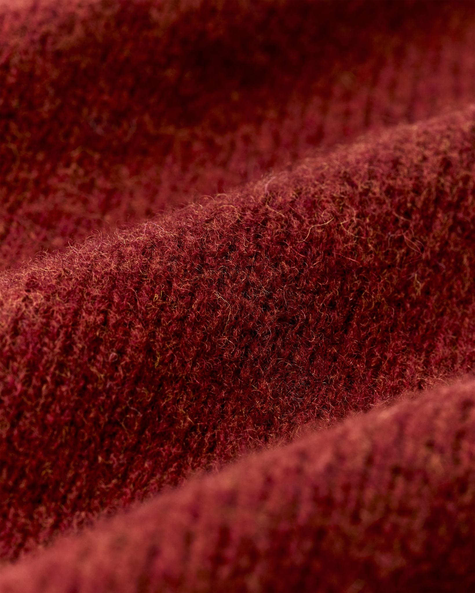 Shetland 5-gauge Wool Sweater - Russet