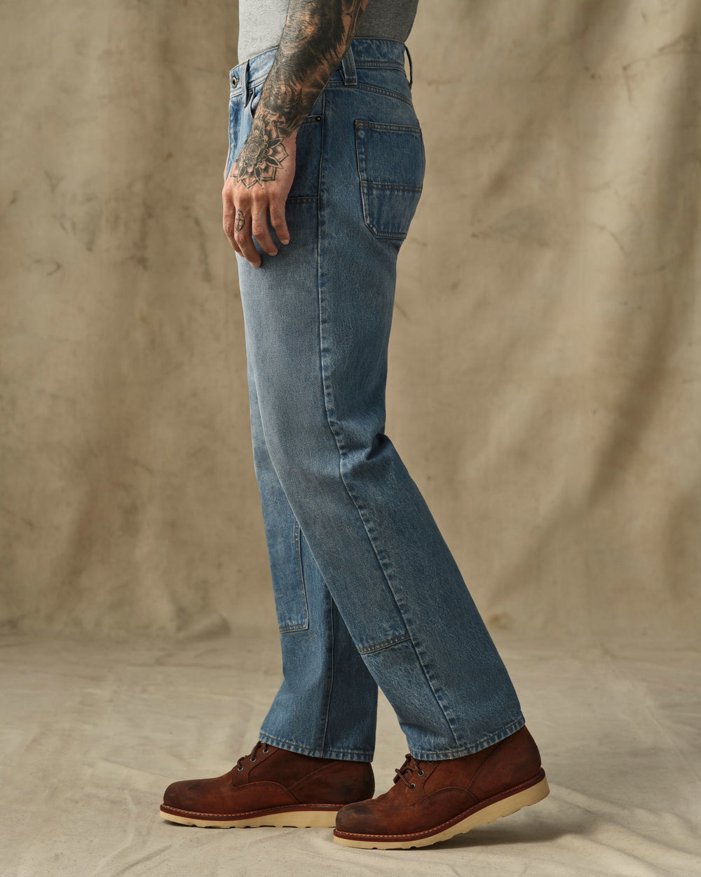 14-oz. Double-Front Jeans - Vintage Indigo