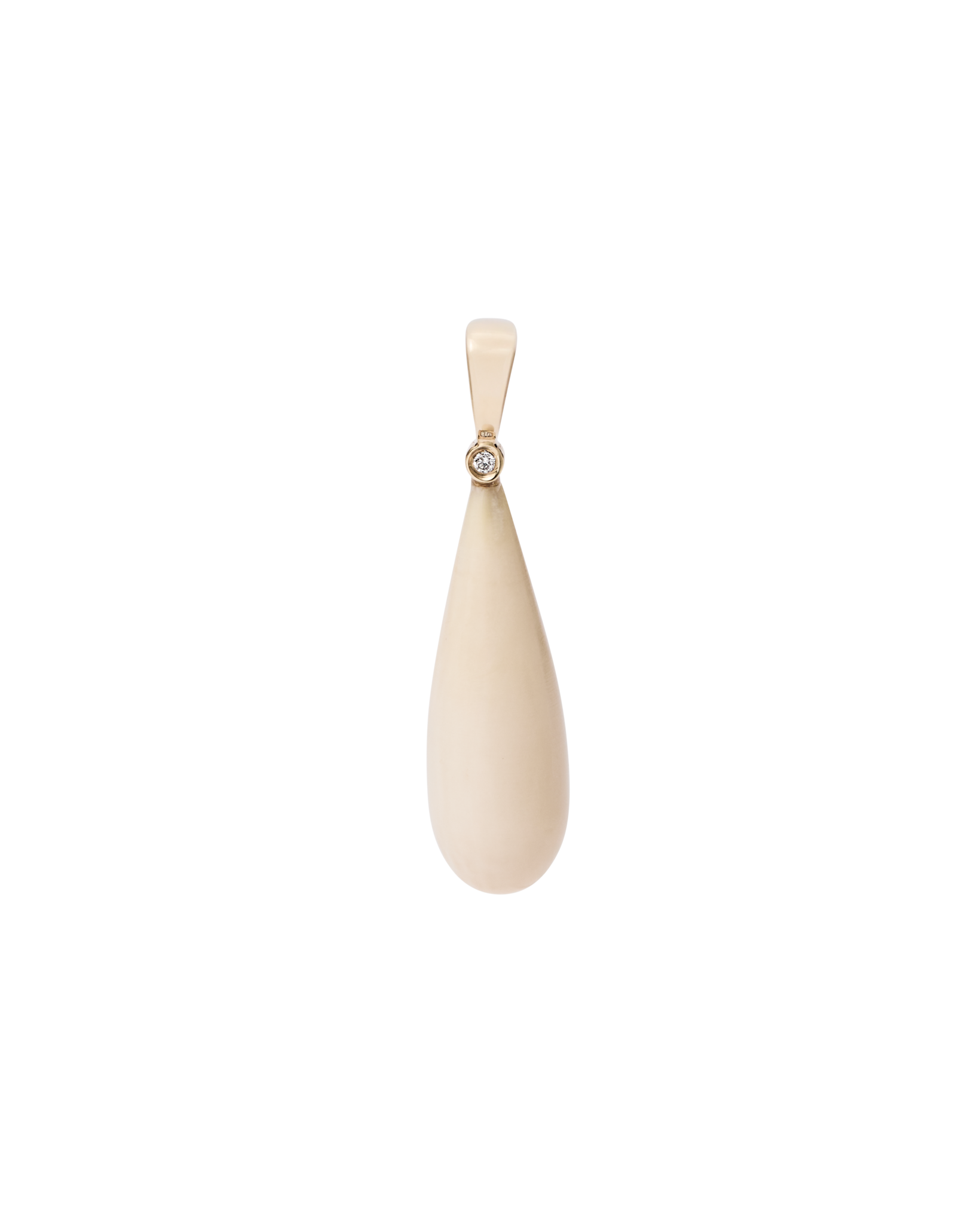 Ivory Jacks Mammoth 14k Pendant - 14kyg