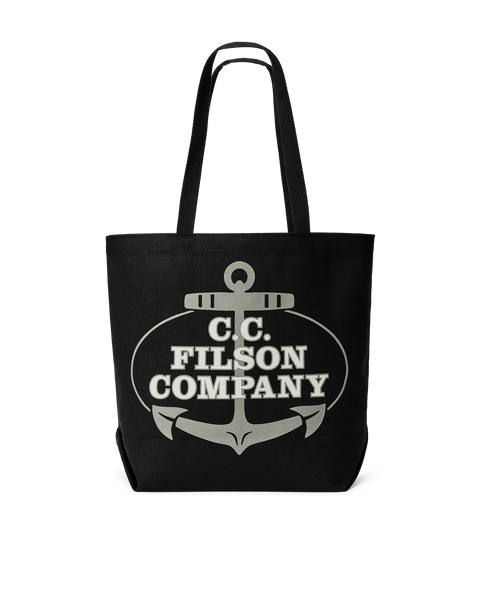 Ballard Graphic Tote Bag - Black | Filson