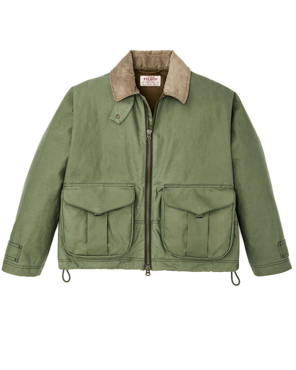 Women's Shelter Cloth Short Work Jacket - Sage Olive