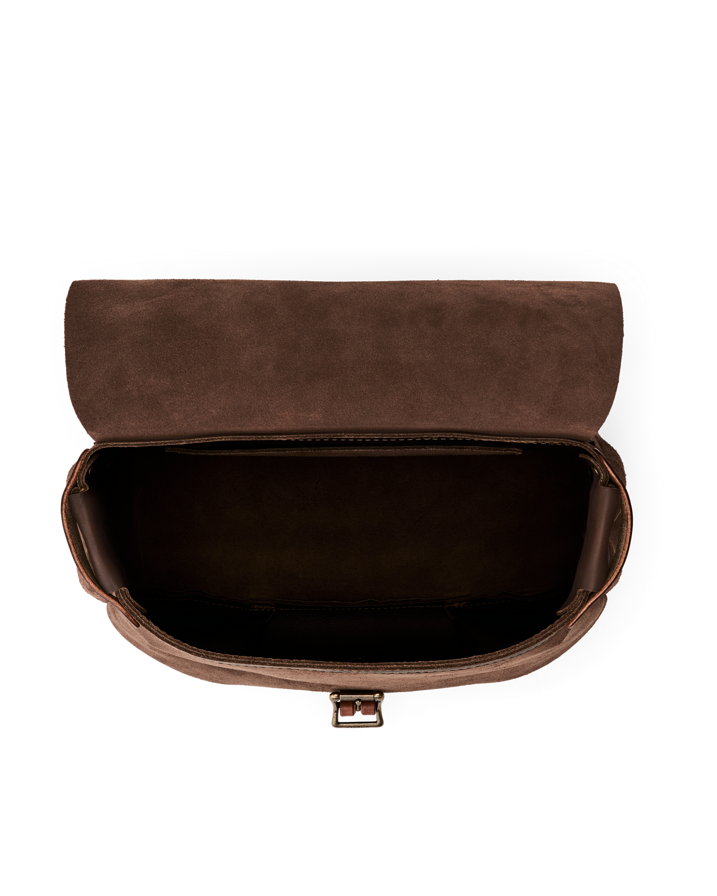 Filson Workshop Suede Messenger Bag - Dark Tobacco