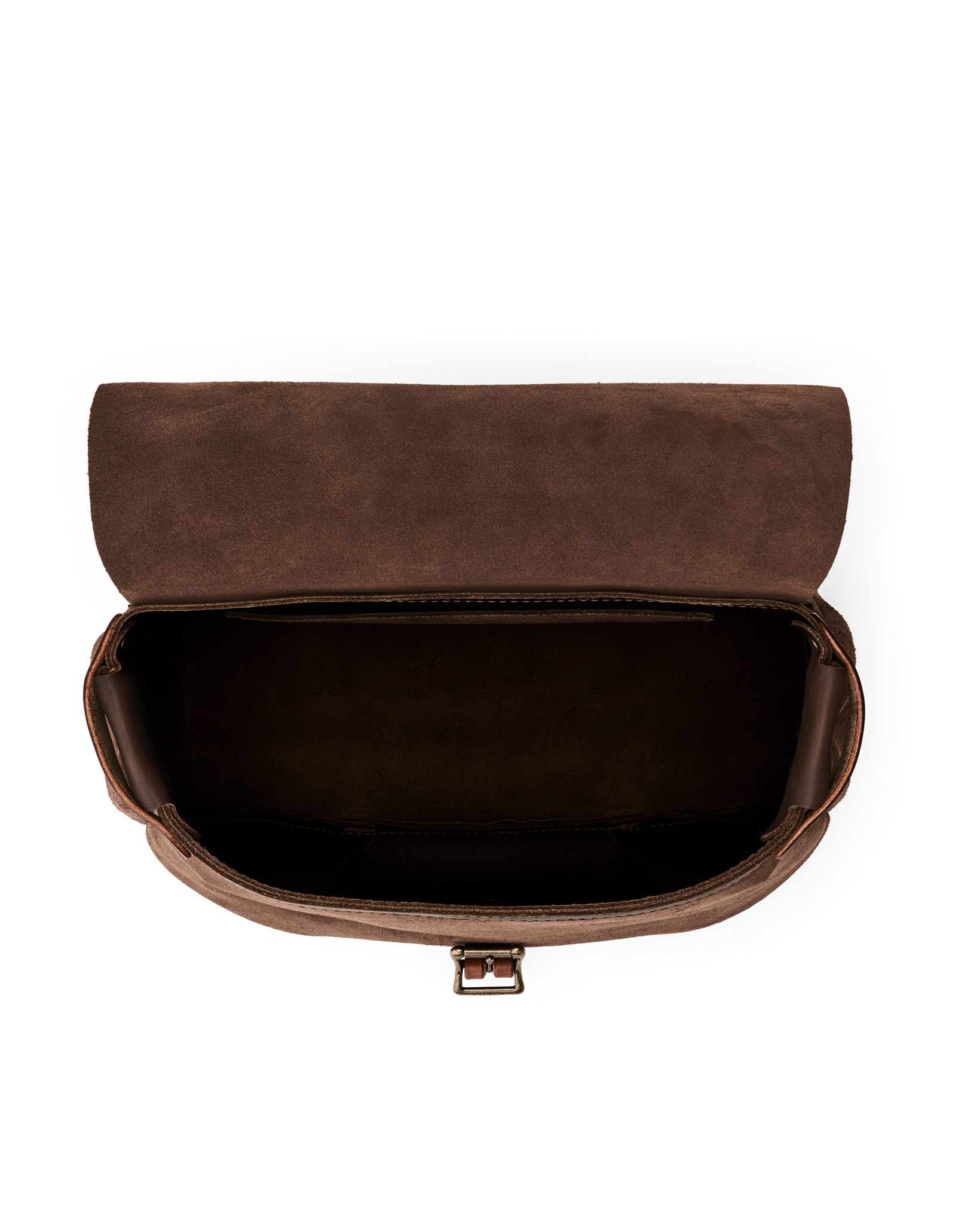 Filson Workshop Suede Messenger Bag - Dark Tobacco