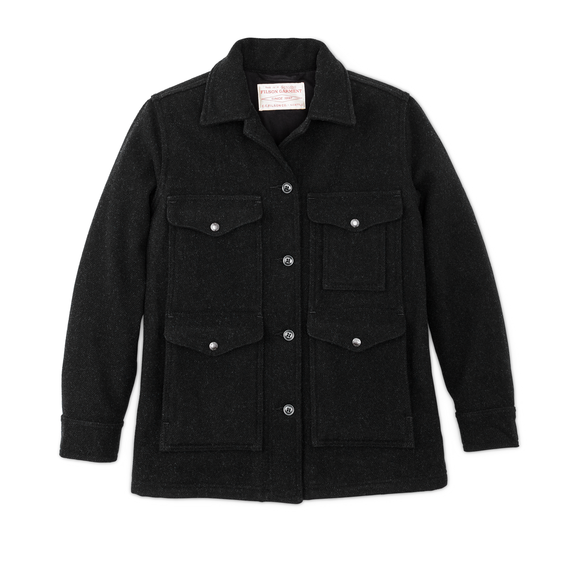 Filson Mackinaw Black Cruiser Jacket — Portland outdoor store
